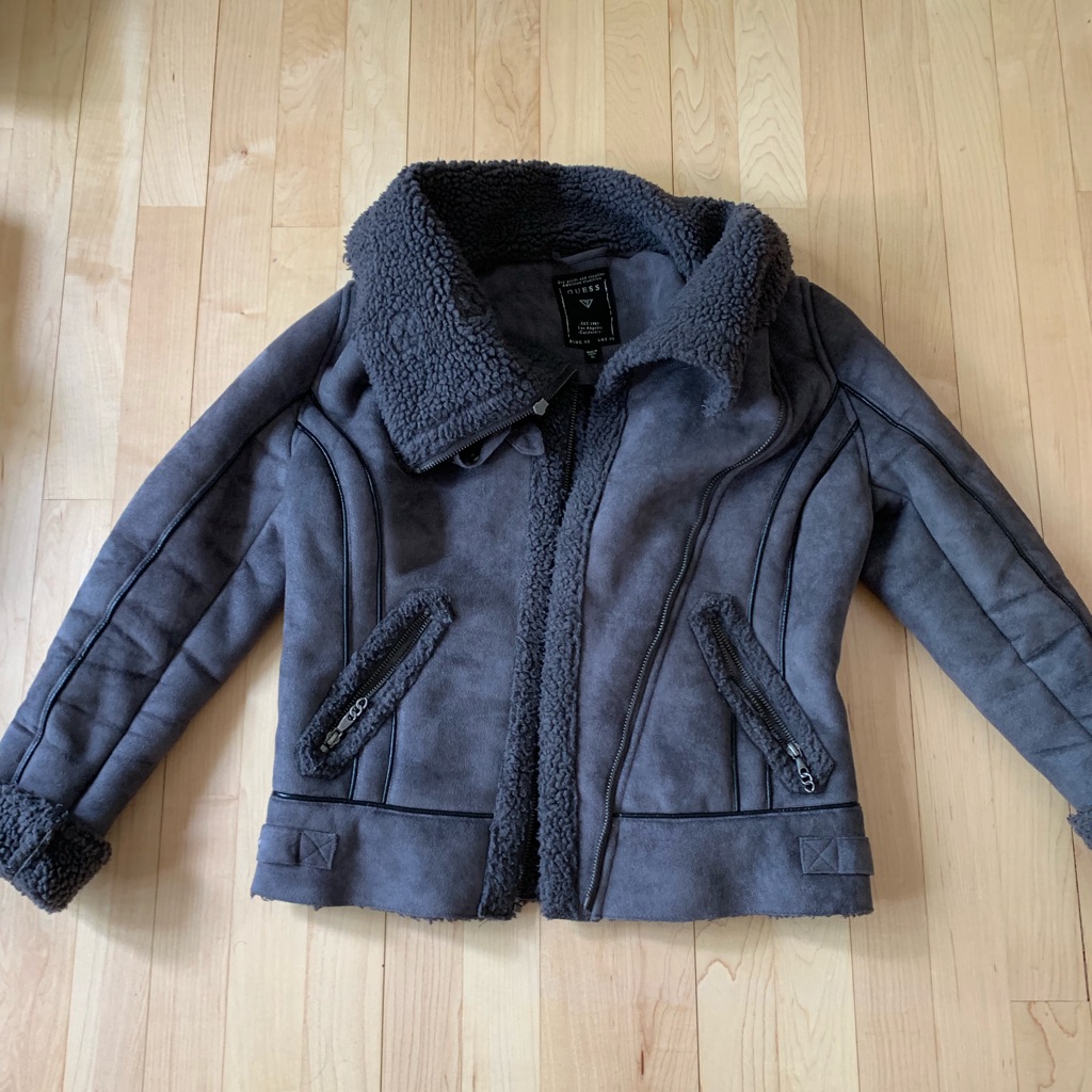 Guess Split Leather Jacket